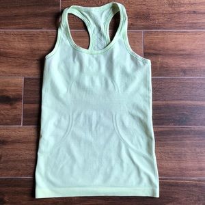 NEON YELLOW swiftly tank SIZE 4